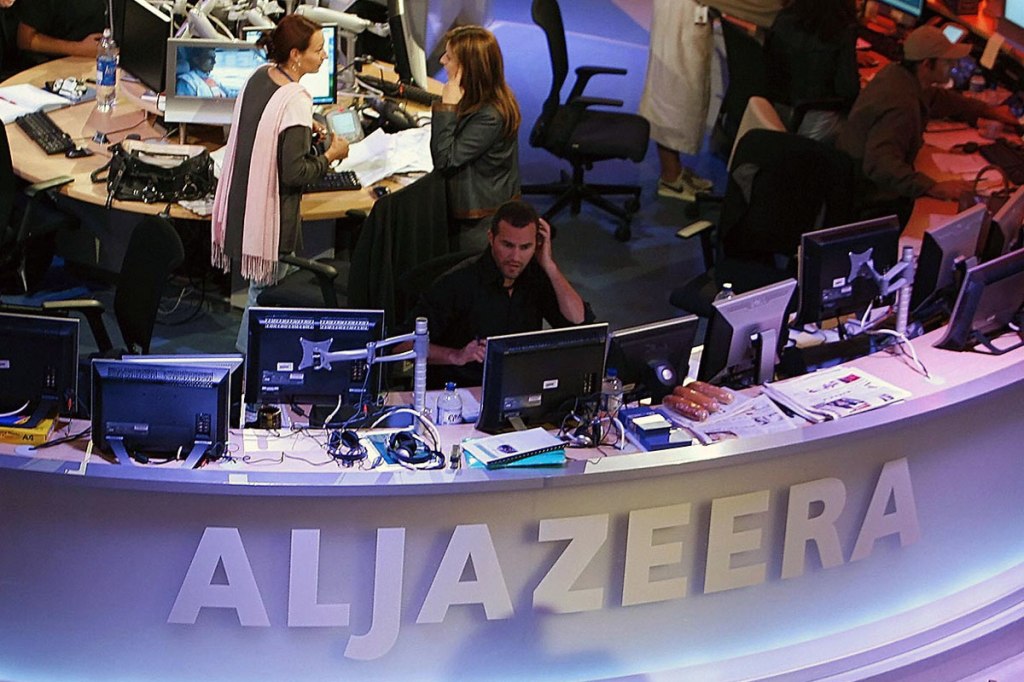 Al Jazeera newsroom